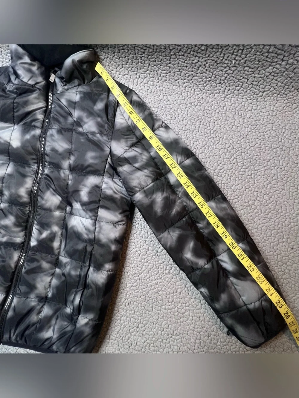 Gerry Puffer Jacket Little Boys Size Large 14-16 Gray And Black Light Jacket